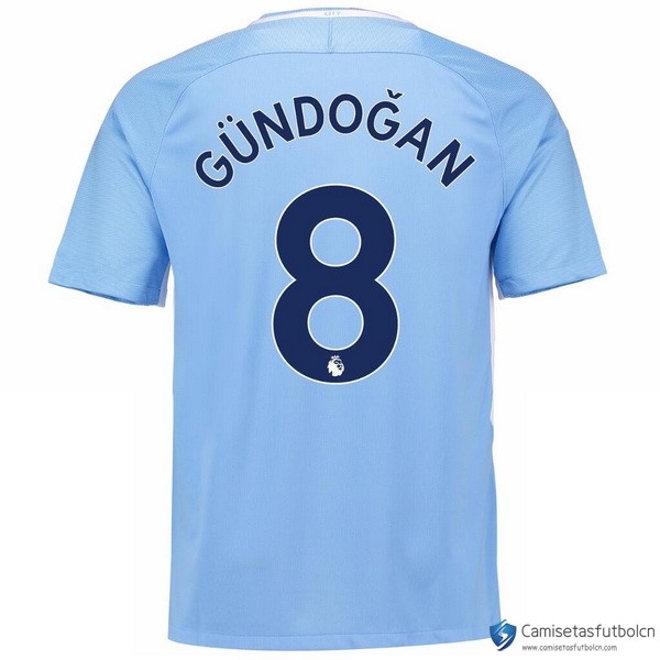 Camiseta Manchester City Primera equipo Gundogan 2017-18